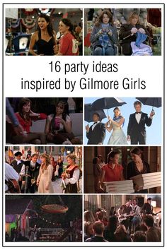 Gilmore Girls Games, 16 Party Ideas, Gilmore Girls Party, Gilmore Girls Episodes, Girls Birthday Party Games, Girl Graduation Party, Ideas For Parties, Gilmore Girls Gifts