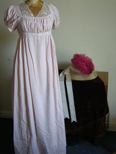 Georgiana Lambe, Janet Arnold, Regency Core, Regency Dresses, Muslin Dress, Regency Period