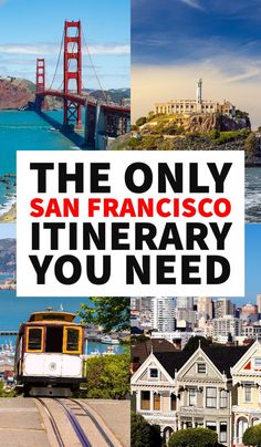 the only san francisco itinerary you need to visit is now available for purchase