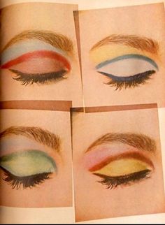 1960s Makeup Eyes, 1960’s Makeup, Late 60s Fashion, Hippie Makeup, Vintage Makeup Looks