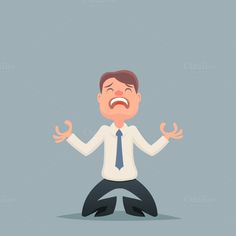 Businessman Despair  @creativework247 Finance Illustration, Stylish Background, Character Icon, Background Retro, Hand Sticker, Retro Cartoon, Dots Wallpaper, Iphone Photo App