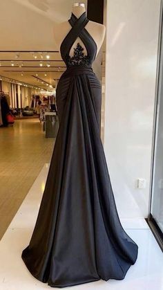 Mermaid Gown Prom, Black Evening Gown, Mermaid Prom Dress, Black Halter, Mermaid Evening Dresses, Mermaid Prom Dresses, Long Prom Dress, Black Wedding