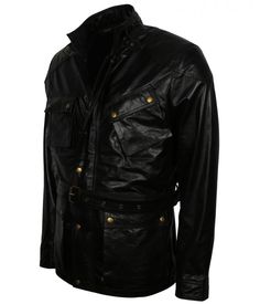 Fashion Winter Black Four Pocket Leather Jacket on Winter Sale. Buy now! Black Leather Biker Jacket With Flap Pockets, Classic Black Leather Jacket With Multiple Pockets, Classic Black Biker Jacket With Multiple Pockets, Trendy Leather Jacket, Winter Leather Jackets, Black Leather Coat, Trench Coat Style, Vegan Leather Jacket, Vintage Leather Jacket