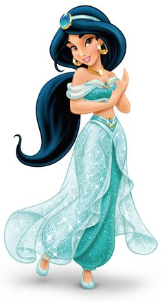 the princess from disney's sleeping beauty is dressed in blue and has long black hair