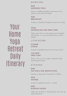 Diy Yoga Retreat At Home, Home Yoga Retreat, Retreat Spiritual, Yoga Retreat Ideas, Yoga Schedule, Yoga Lifestyle Inspiration, Dynamic Yoga, Diy Yoga, Yoga Love