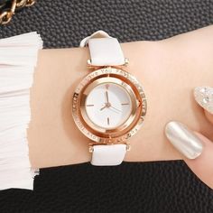 Rose Gold Magnet Ladies' Wristwatches – MyShoppingWall.com Lipstick Nails, Women Wrist Watch, Luxury Women