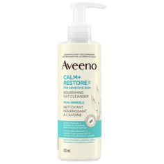 Give Sensitive Skin A Gentle Touch With This Aveeno Calm + Restore Nourishing Oat Cleanser. Feverfew Calms Irritated Skin For Added Comfort, While Prebiotic Oat Complex Nourishes Your Skin, Soothing Dry, Itchy Skin. This Formula Is Hypoallergenic To Help Avoid Irritation. A Thoughtful Combination Of Ingredients Washes Away Dirt And Impurities, Revealing A Radiant Look. Made With No Fragrances, Dyes, Parabens, Sulfates Or Alcohol, This Aveeno Calm + Restore Nourishing Oat Cleanser Aligns With You Aveeno Face Wash, Aveeno Cleanser, Cleanser For Sensitive Skin, Gentle Skin Cleanser, Facial Wipes, Foaming Facial Cleanser, Skin Care Spa, Foaming Face Wash, Shave Gel