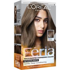 Loreal Paris Feria, Medium Hair Color, Hair Color For Women, Short Hair Color, Havana Brown, Color Spectrum, Permanent Hair Color, Hair Repair, L Oreal