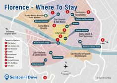 a map of san francisco with the locations where to stay