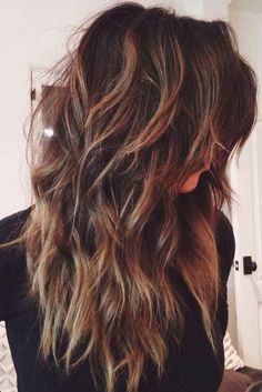 Curly Hair Frizz, Haircuts For Long Hair With Layers, Lots Of Layers, Thick Hair Cuts, Long Layered Haircuts, Front Hair Styles, Haircut For Thick Hair