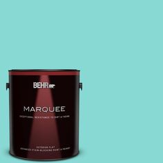 behr marquee interior paint in one gallon, with the light on it's side