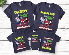 Custom Spidey Birthday Shirt, Spidey and His Amazing Friends Birthday Shirt, Spidey T-shirt, Toddler Birthday Tee, Superhero Birthday Shirt BXM422 👏CONGRATULATIONS You have found an online shop with reasonable prices, amazing quality, and fast shipping  We offer shirts for VACATIONS, HOLIDAYS, EVENTS, FAMILY REUNIONS, BIRTHDAYS, MOTHER'S DAY, FATHER'S DAY, GRADUATIONS, FUNNY T-SHIRTS as well as CUSTOM T-SHIRTS.  💖Description💖  --About this T-shirt--  👉Our Adult Unisex T-Shirt brand is BELLA Friends Birthday Shirt, Spidey Birthday, Spidey And His Amazing Friends, Brother Birthday, Amazing Friends, Family Reunions, Friends Birthday, Toddler Birthday, Birthday Tee