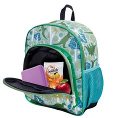 Your little one will be the talk of the playground with Wildkin's 12-Inch Backpack! The front zippered compartment is insulated, easy-to-clean, and food-safe – perfect for storing lunches and snacks. Its just-right size is great for packing diapers, wipes, a change of clothes, and more. As always, all of Wildkin’s 12 Inch Backpacks feature vibrant, playful patterns, so your child will love this fun new addition to their school and travel gear. Each 12 Inch Backpack was designed to coordinate wit Toddler Backpack, Kids Backpack, Travel School, Kids Backpacks, Travel Gear, Dinosaurs, Food Safe, Little One, Preschool