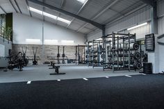 the gym is clean and ready to be used for strength training or as an exercise center