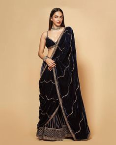 Peacock Blue Silk Velvet Leheriya Drape Sharara Set Kiara Advani Lehenga, Lehenga Choli Latest, Sari Lehenga, Fancy Lehenga, Velvet Dupatta, Velvet Saree, Indian Wedding Lehenga, Velvet Lehenga, Diwali Outfits