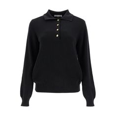 This Pullover Blaz Milano Is Made Of Wool And Cashmere Knit, Featuring A Polo Design With A Pointed Collar And Branded Buttons. It Has Ribbed Edges And A Regular Fit. The Model Is 177 Cm Tall And Wears Size 0. Size Type: Num Material: 70% Wo 30% Ws Sku: 242840dpl000001-Black Welcome To The Official Luosophy Poshmark Closet! Luosophy Is A Luxury Brand Reselling Company Founded In San Diego, Ca From 2016. All Our Products Are Imported From Italy And Sold In The Usa. We Do Our Best To Provide High Blaze Milano, Cashmere Polo Sweater, Cashmere Polo, Polo Design, Polo Sweater, Sweater Sale, Woman Colour, Sweater Outfits, High Fashion