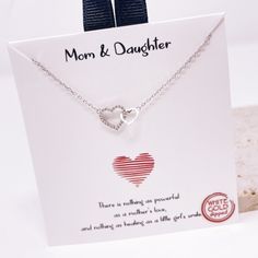 Mom & Daughter White Gold Dipped Necklace Daughter Necklace, Mom Daughter, Gold Dipped, Womens Jewelry Necklace, Jewelry Necklaces, White Gold, Women Jewelry, Necklaces, Gold