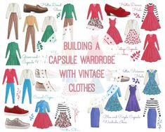 1950 Capsule Wardrobe, Retro Wardrobe Makeover, Retro Capsule Wardrobe, Bohemian Capsule Wardrobe, Revamp Wardrobe, Capsule Wardrobe Ideas, Clever Closet, Clothes Tips