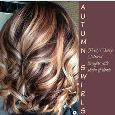 Autumn swirls Hair Color Trends Short Hair, Moms Hairstyles, Spring Highlights, Copper Lowlights, Hair Color And Cut, Fall Hair Color, Hair Envy