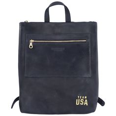 Parker Clay's luxe leather backpack is ready for your next adventure with Team USA flair. If you need a bag for everyday use, the sleek and chic Miramar pulls double duty for a stylish and super-durable leather backpack you can wear over your shoulder to the office, gym or shopping. Adjust the shoulder straps for style and comfort, or hook the handle over your arm to carry as a tote. Front zippered pocket Top carry strap Storage bag included Material: 100% Leather Imported Main compartment with Leather Backpack For On-the-go, Versatile Leather-backed Travel Backpack, Modern Leather Backpack For On-the-go, Modern Leather Travel Backpack, On-the-go Soft Leather Standard Backpack, Soft Leather Backpack For On-the-go, Versatile Soft Leather Travel Backpack, Modern Leather Satchel Backpack For Travel, Modern Soft Leather Travel Backpack