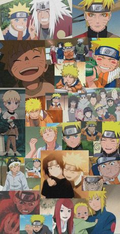 the many faces of naruto and his friends