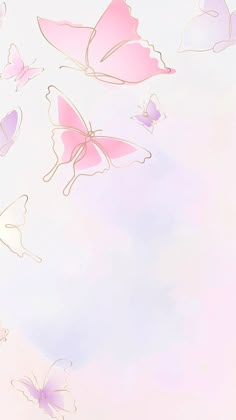 E de flores Butterfly Iphone Wallpaper, Iphone Wallpaper Pink, Kosmetyki Mary Kay, Background Butterfly, Butterfly Border, Aesthetic Butterfly, Border Vector