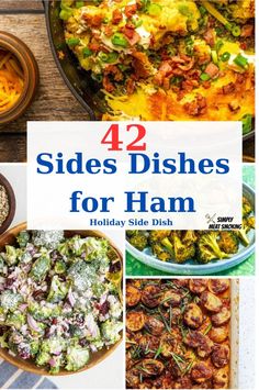 the cover of 42 sides dishes for ham