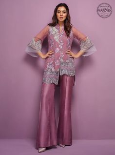 Shamaeel Ansari Ag-1 Casual Pret 2021 – Sara Clothes Pakistani Wedding Gown, Gown Pakistani, Sleeves Wedding Gown, Zainab Chottani, Nikah Dress, Mother Clothing, Long Sleeve Wedding Gowns, Luxury Pret, Elegant Fashion Wear