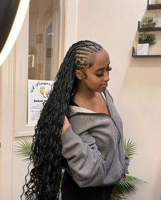 Fulani Braids With Beads, Boho Fulani Braids, Fulani Braids Hairstyles, Braids Fulani, Hair Braid Designs, Braided Hairstyles For Black Women Cornrows, Feed In Braids Hairstyles, Goddess Braids Hairstyles, Box Braids Hairstyles For Black Women