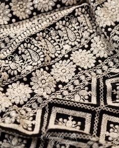 "❤️❤️Jet Black Gorgette Chikankari ❤️❤️ An Imperial Black Pure Georgette saree, with hand-embroidered with snow-white chikankari flowers and borders.  Together with a similarly embroidered black blouse, half sleeves, rounded neck, cutback with tassels for fastening. *Fall, Pico & Tassels : Done *Condition : New Saree With Stitched Blouse *Ready to Wear *Dry Clean Only Blouse:  Pattern blouse with front buttons. Padded. Size 38\" expandable up to 42/44 or can be downsized too. Weight : Approximat Chanderi Choli With Chikankari Embroidery, Unstitched Blouse Piece With Chikankari Embroidery For Navratri, Semi-stitched Chikankari Embroidery Blouse Piece For Navratri, Festive Chikankari Embroidery Blouse Piece In Straight Kurta Style, Festive Chikankari Embroidered Straight Kurta Blouse Piece, Traditional Chikankari Embroidery Choli, Traditional Ceremonial Fabric With Chikankari Embroidery, Traditional Blouse Piece With Floral Embroidery, Traditional Floral Embroidered Fabric For Transitional Season