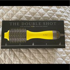 Reposhing This Item I Purchased From @2582mkhalbert. Loved It, But Ready To Rotate For Something New. Questions? Leave A Comment Below! Blow Dry Brush, Double Shot, Blow Dryer, The Double, Leave A Comment, Something New, Womens Hairstyles, Yellow, Hair