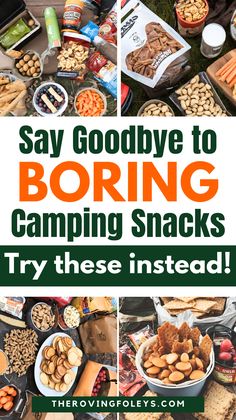 camping snacks are the perfect way to get some goodies