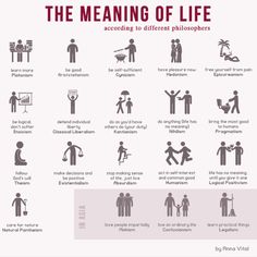 the meaning of life according to different types of people, including children and adult adults