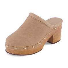 PRICES MAY VARY. Soft Premium Vegan Nubuck Leather upper Easy on / off Memory Foam padding Traction outsole 3 Inch Heel Slip into these cute and extremely comfortable Faux Wood clogs. Easy to slip in and out of and has a great fit! Our Memory Foam technology will keep your feet comfy throughout your day! Wood Clogs, Amazon Favorites, 3 Inch Heels, Nubuck Leather, Faux Wood, Mule Clogs, On Off, Special Features, Memory Foam