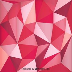 an abstract red and pink background with triangles