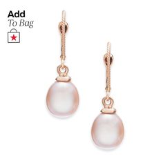 in stock Luxury Rose Gold Oval Earrings, Classic 14k Rose Gold Jewelry In Pink Gold, Rose Gold Sterling Silver Round Pearl Earrings, Elegant Pearl Earrings From Macy's As Gift, Elegant Drop Earrings From Macy's, Luxury Rose Gold Teardrop Earrings, Elegant Drop Earrings By Macy's, 14k Rose Gold Earrings With Elegant Design, Elegant Rose Gold Earrings In 14k Gold