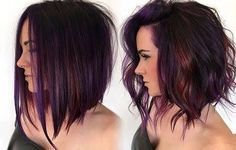 Long Inverted Bob, Inverted Bob Hairstyles, Inverted Bob, Curly Bob Hairstyles, Hair Design, Short Long, Short Bob Hairstyles, Short Bob