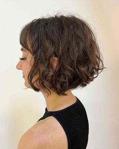 27 Short Wavy Bob Haircuts Trending Right Now Thick Short Wavy Hairstyles, Bob For Thick Hair Wavy, Short Wavy Bob Undercut, French Bob Haircut Wavy, Short Wavy Hair Plus Size, Medium Wavy Bob Hairstyles, Chin Length Wavy Hair, Short Wavy Haircuts For Women, Naturally Wavy Short Hair