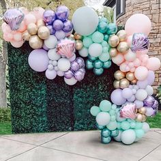 150pcs Mermaid Tail Balloon Garland Arch Kit Mermaid Tail Balloon, Mermaid Balloons, Fest Temaer, Girls Birthday Party Decorations, Mermaid Theme Party, Mermaid Baby Showers, Mermaid Theme Birthday, Garland Arch, Sea Birthday