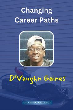 the cover for changing career paths with a photo of a man in glasses and cap