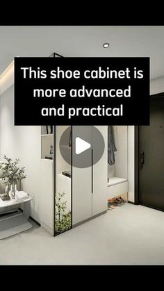 this shoe cabinet is more advanced and practical