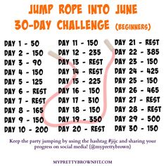 the jump rope into june 30 - day challenge