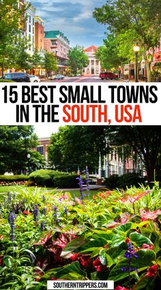 15 Best Small Towns in the South, USA Best Small Towns In Tennessee, Southern Us Travel Destinations, Best Small Towns In America To Visit, Hallmark Towns To Visit, Small Town Life Aesthetic, Usa Beautiful Places, Beautiful Places In The Us, South Usa, Vacations In The Us