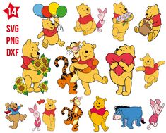 winnie the pooh and friends clip art