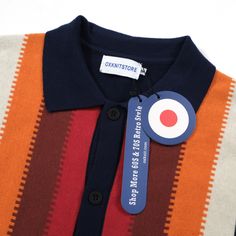 - Polo in maglia
- Filato 100% cotone
- Sfoderata
- Vestibilità regolare Retro Summer Cotton Sweater, Striped Cotton Summer Sweater, Navy Blue Gradient, 70s Retro Style, Polo R, Long Sleeves Polo, Orange Gradient, 1960s Mod, Knitted Polo