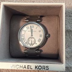 Purging My Unworn/Unused Collection. Love All Of Them But It Doesn’t Make Sense For Me To Keep Them And Not Use Them. Feel Free To Ask Questions, Thanks For Shopping! Michael Kors Accessories, Ask Questions, Make Sense, Accessories Watches, Sense, Michael Kors, Feel Free, Women Accessories, Silver