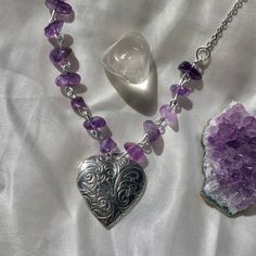 your choice of crystal, adorable locket charm Crystal Locket, Etsy Instagram, Locket Charms, Locket Necklace, Crochet Jewelry, Amethyst Crystal, Wire Wrapped Jewelry, Handcrafted Jewelry, Locket