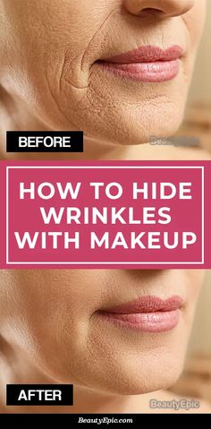 How to Hide Wrinkles with Makeup Wrinkles Between Eyebrows, Wrinkle Between Eyebrows, Hide Wrinkles, Cover Wrinkles