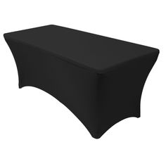 a black table cloth on top of a white background