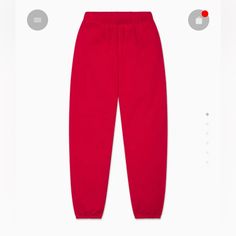 Khy By Kylie Jenner Fleece Jogger Oversize Boyfriend Boxyfit Size Large Color “Red” Brand New With Tags Fleece Joggers, Walker Boots, Pajama Shirt, Blush Makeup, Fit N Flare Dress, Rain And Snow Boots, Swim Trunks, Kylie Jenner, Fit & Flare